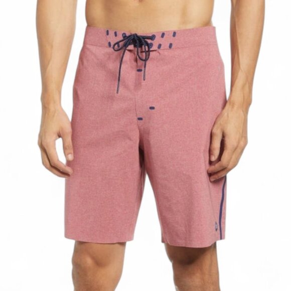 Outerknown Kelly Slater Apex Boardshorts Size 34 Surf Trunks Skin Suit Red NWT - Picture 1 of 14